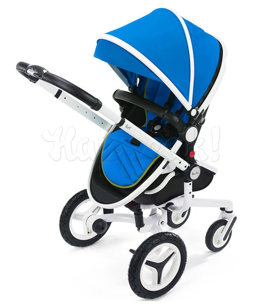 Silver Cross Surf 2 Pram & Pushchair - Blue