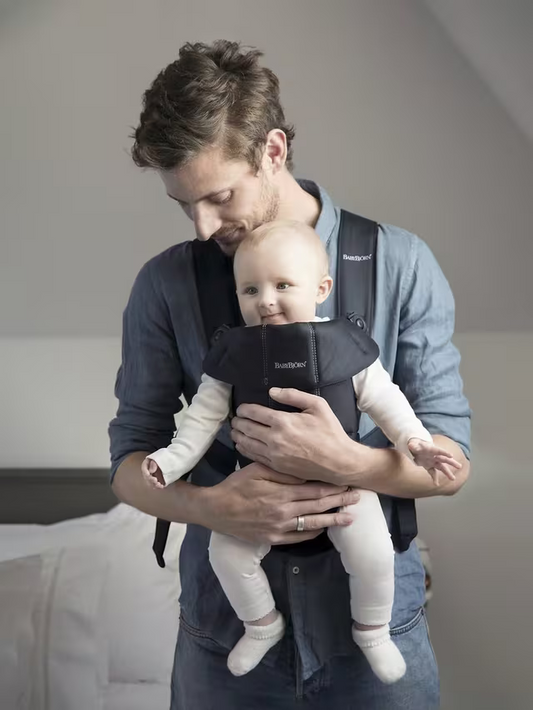 BabyBjörn Baby Woven Mini Carrier - Black