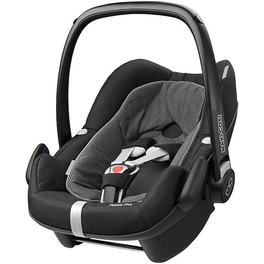 Maxi-Cosi Pebble Plus i-Size Group 0+ Baby Car Seat, Black Raven