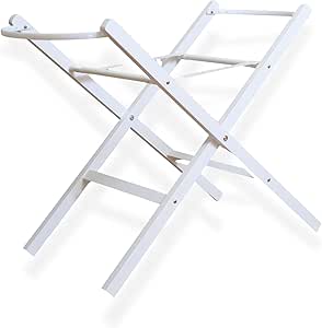 Clair de lune Wrapover Noah Pod Grey Wicker Basket & Stand - Stars & Stripes