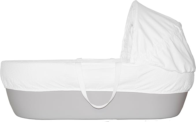 Shnuggle Moses Basket with White Waffle
