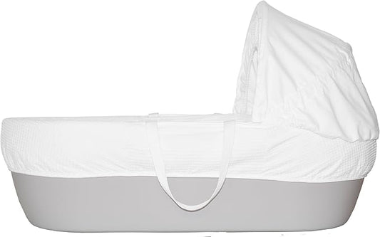 Shnuggle Moses Basket with White Waffle & Rocking Stand