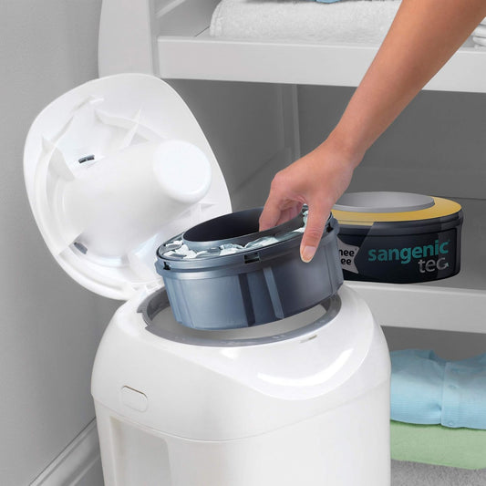 Tommee Tippee Sangenic Tec Nappy Disposal Tub - White