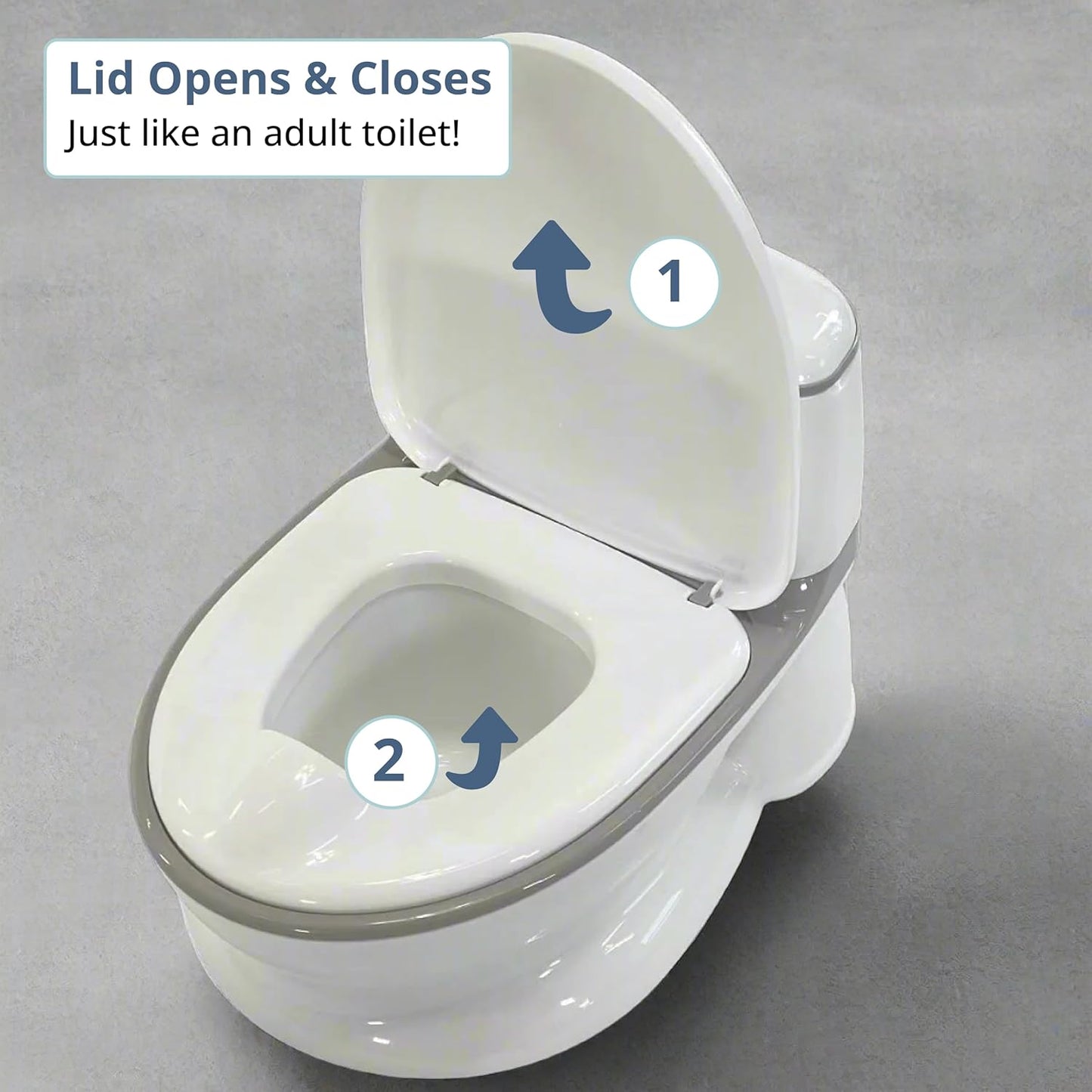 Venture Pote Plus (Grey) Interactive Potty Training Toilet
