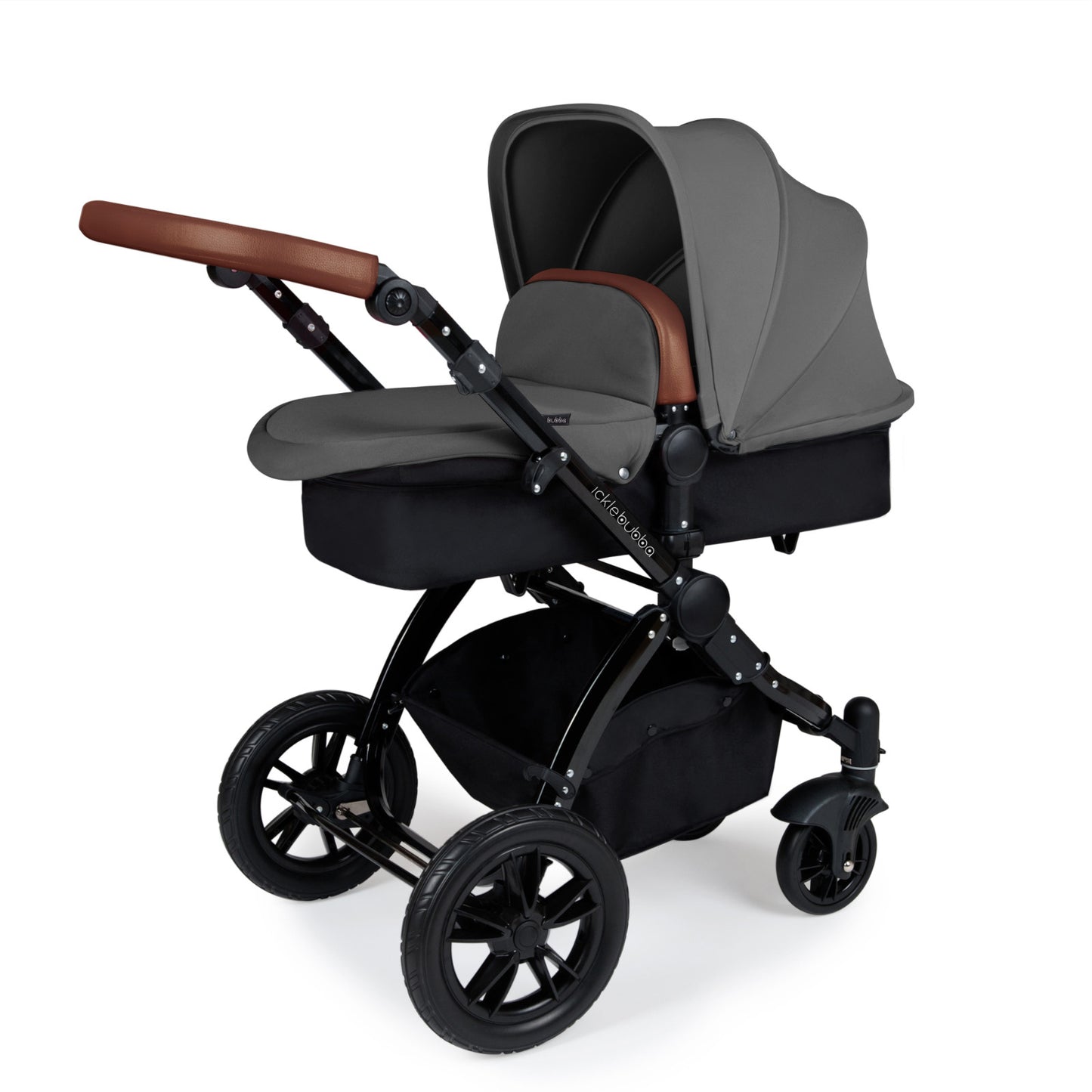 Ickle bubba Stomp V3 Black 2 in 1 Travel System - Graphite Grey