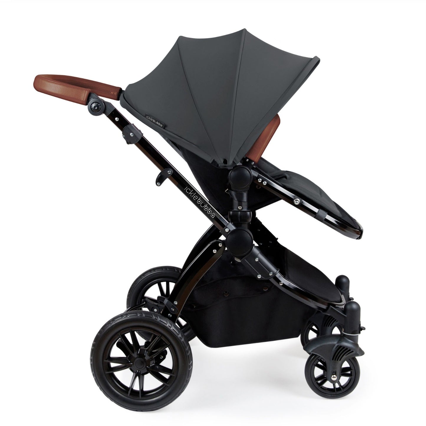 Ickle bubba Stomp V3 Black 2 in 1 Travel System - Graphite Grey