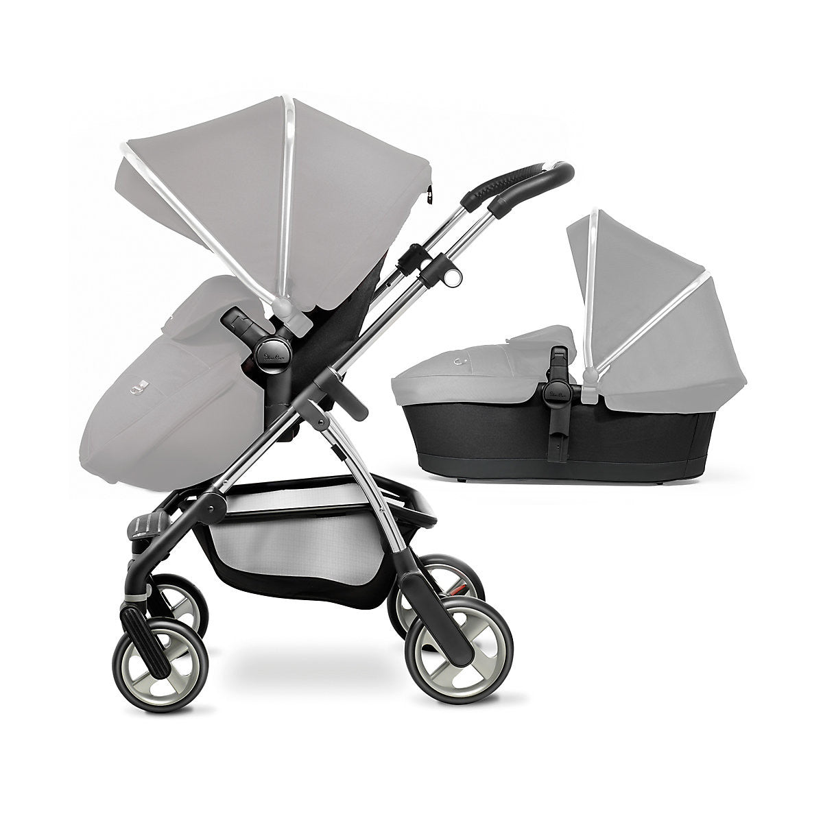 Silver Cross Wayfarer 2 in 1 - Silver