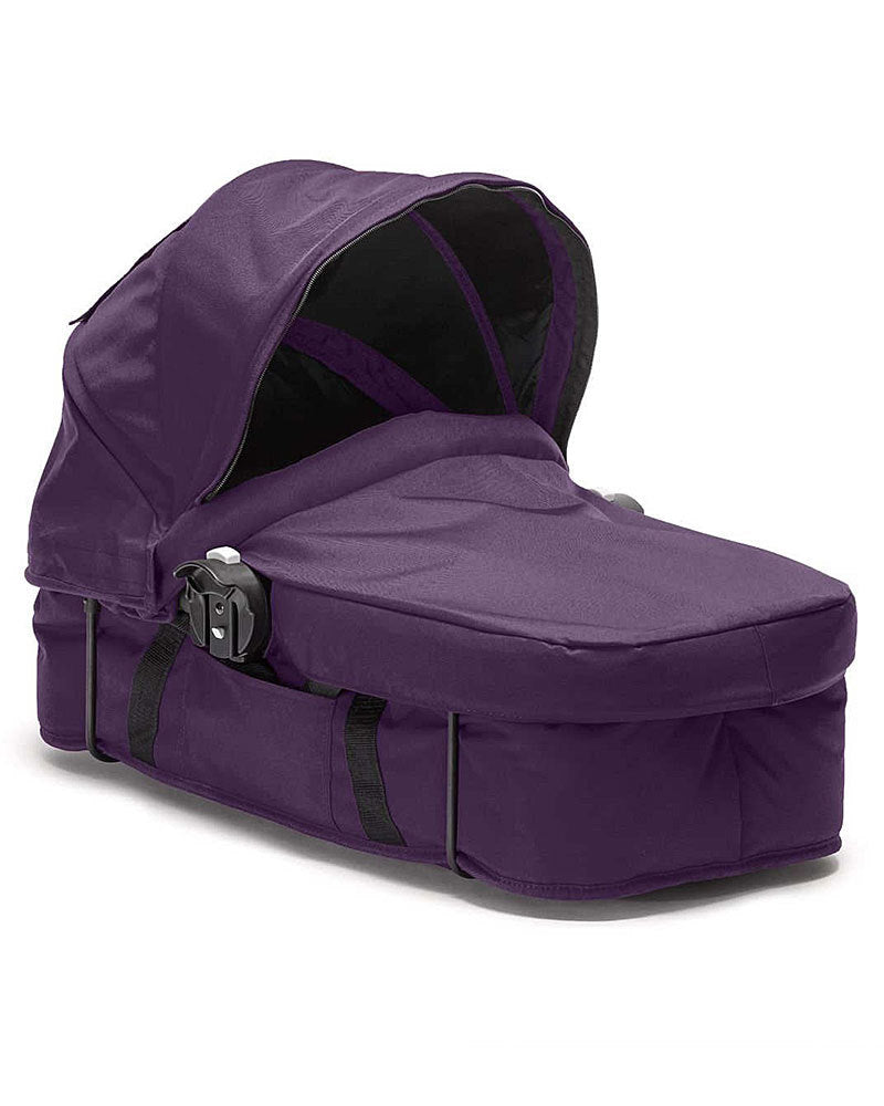 Baby Jogger City Mini Double Stroller with Bassinet - Purple & Grey