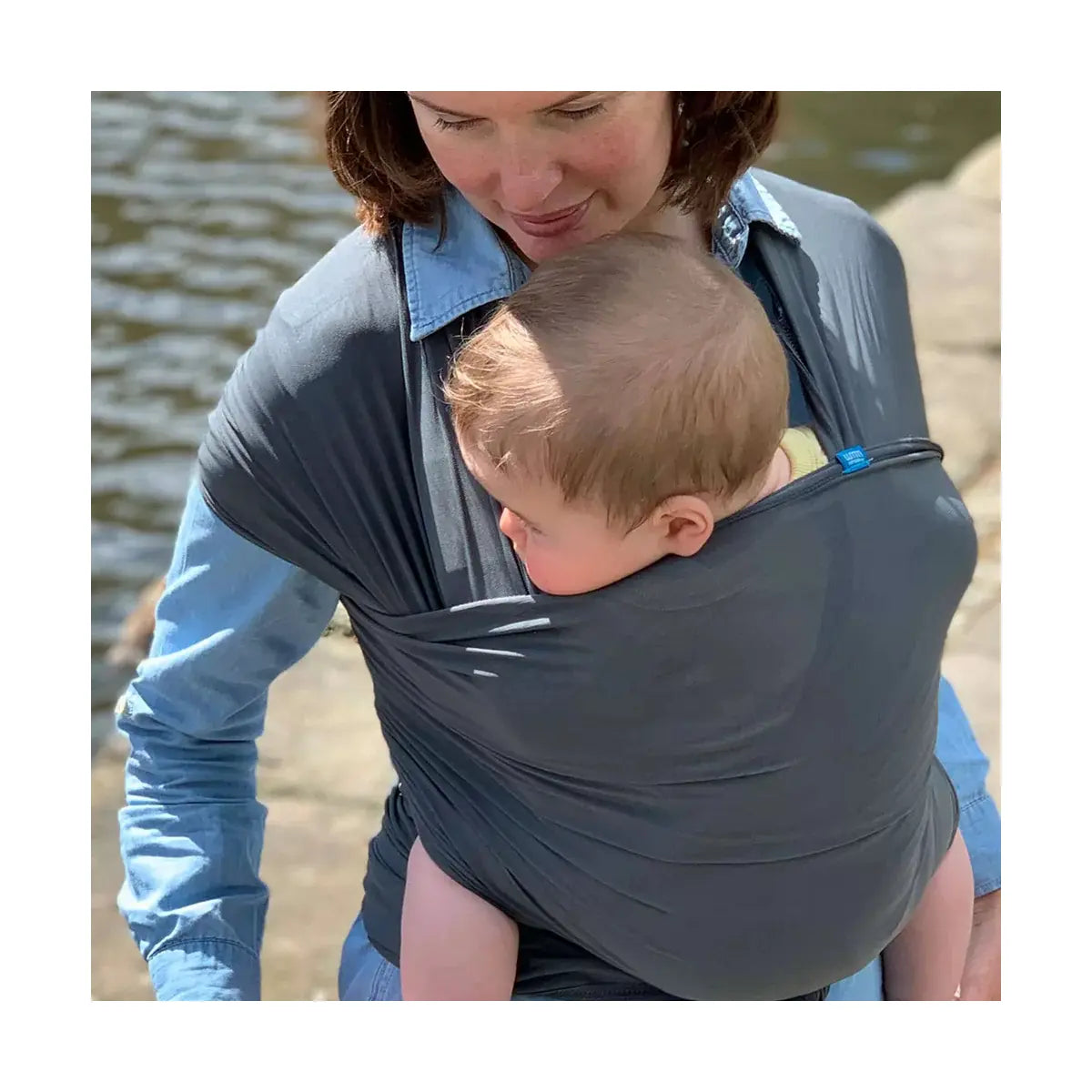 Diono Stretchy Baby Wrap - Charcoal Grey