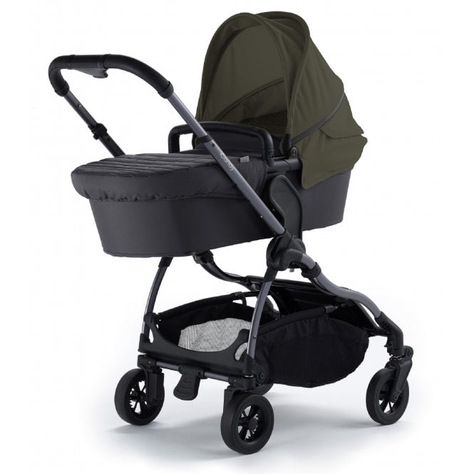 ICandy Raspberry Pushchair & Pram- Khaki on Moonrock Chassis