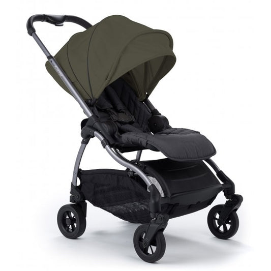 ICandy Raspberry Pushchair & Pram- Khaki on Moonrock Chassis