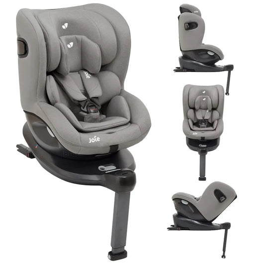 Joie Spin 360 Group 0+/1 ISOFIX Car Seat - Flannel Grey