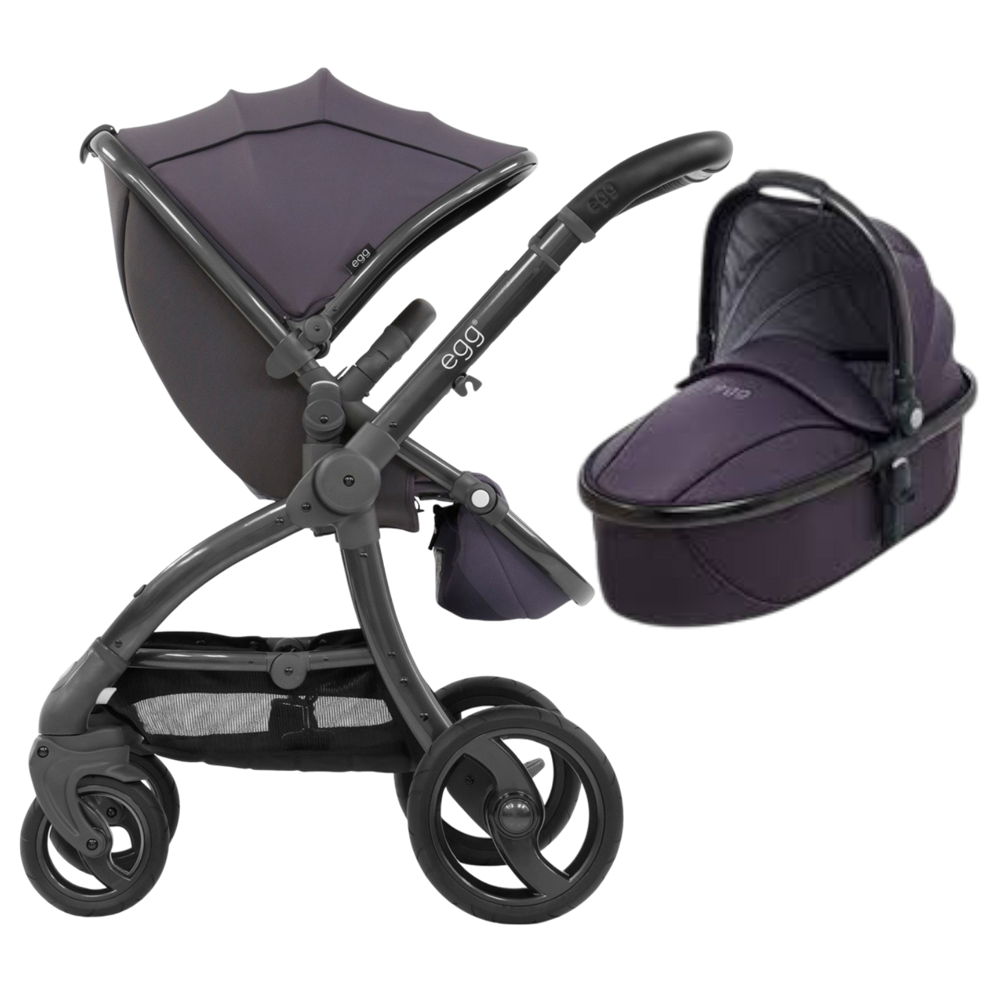The Egg 2 in 1 Stroller & Pram by Babystyle - Storm Grey