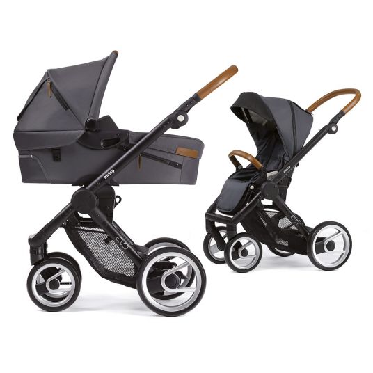 Mutsy Evo Urban Nomad 3 in 1 Travel System Dark Grey Rascal Babies