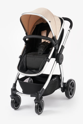 Mothercare 4-Wheel Journey Travel System - Sand/Chrome