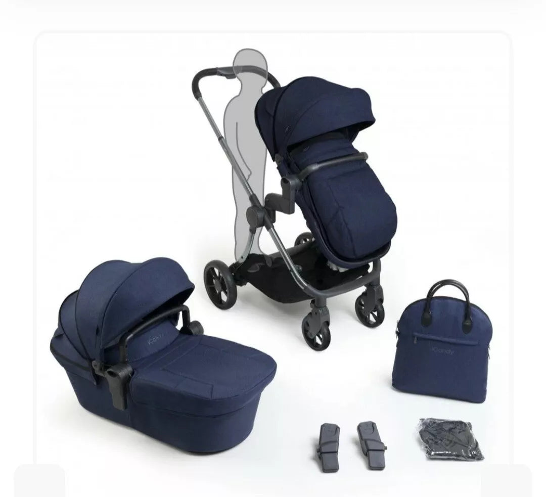 iCandy Lime Pushchair and Carrycot – Navy
