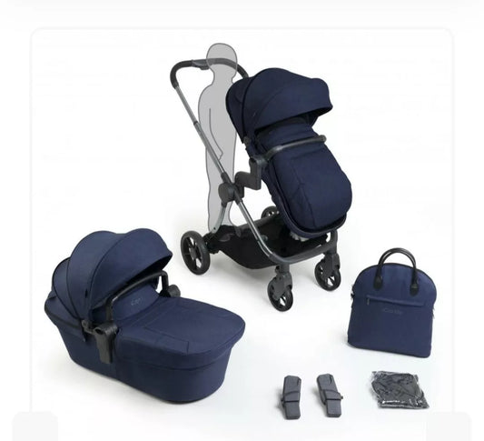 iCandy Lime Pushchair and Carrycot – Navy