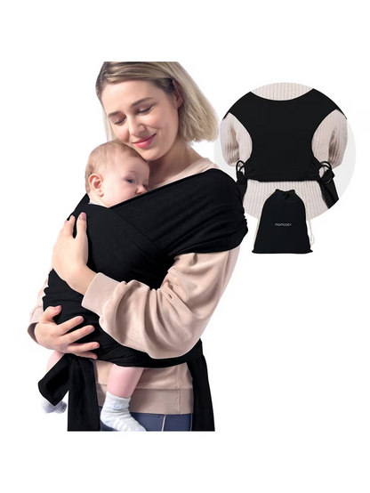 Momcozy Baby Wrap Carrier - Black