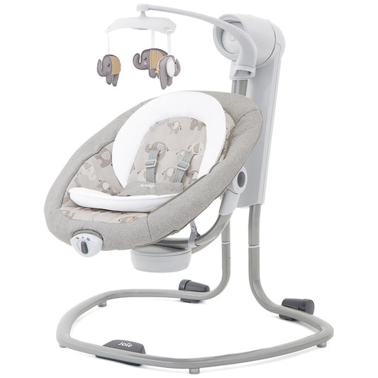 Joie Serina Swivel Baby Swing Elephant Duo