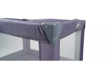 Cuggl Travel Cot - Grey/lime