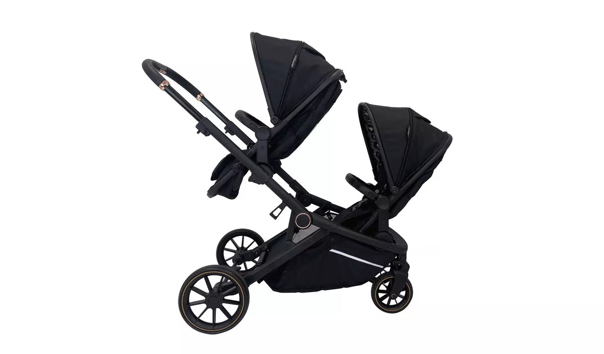 My Babiie MB33 Tandem Pushchair - Black Leopard