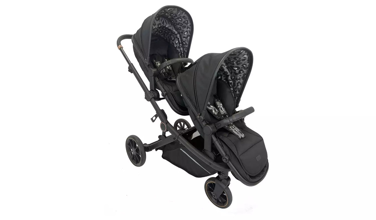 My Babiie MB33 Tandem Pushchair - Black Leopard