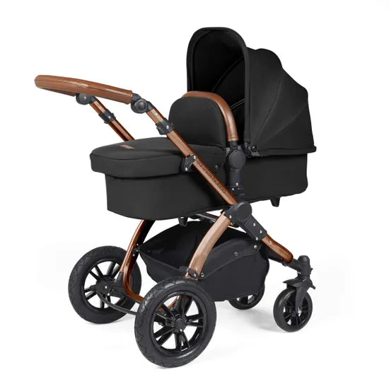Ickle Bubba Stomp Luxe All-in-one Travel System (cirrus) - Bronze /Midnight /Tan