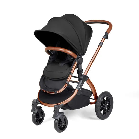 Ickle Bubba Stomp Luxe All-in-one Travel System (cirrus) - Bronze /Midnight /Tan