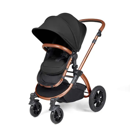 Ickle Bubba Stomp Luxe All-in-one Travel System (cirrus) - Bronze /Midnight /Tan