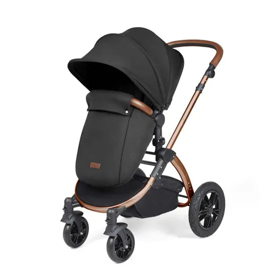 Ickle Bubba Stomp Luxe All-in-one Travel System (cirrus) - Bronze /Midnight /Tan