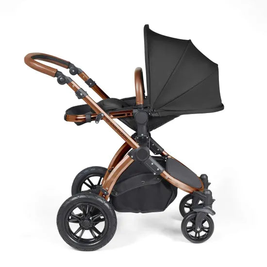 Ickle Bubba Stomp Luxe All-in-one Travel System (cirrus) - Bronze /Midnight /Tan