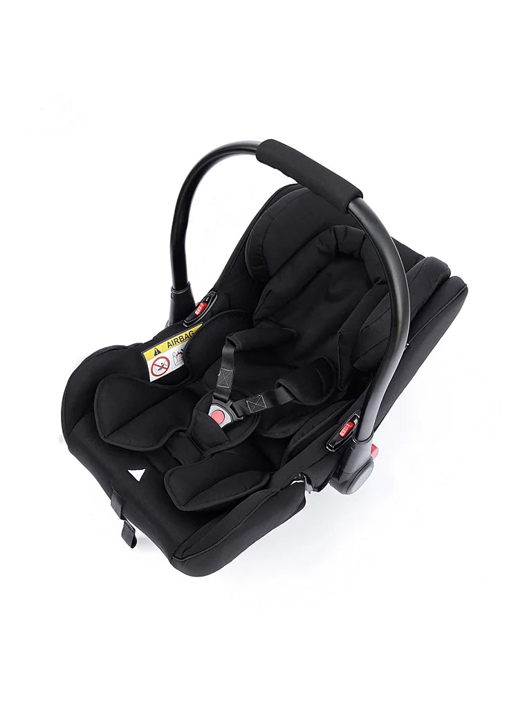Ickle Bubba Stomp V3 Travel System with Galaxy Car Seat & Isofix Base - Champagne / Navy / Black