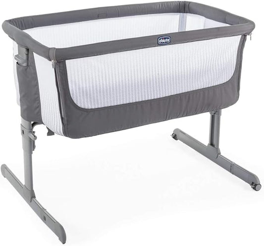 Chicco Next2me me Air Bedside Crib Dark Grey