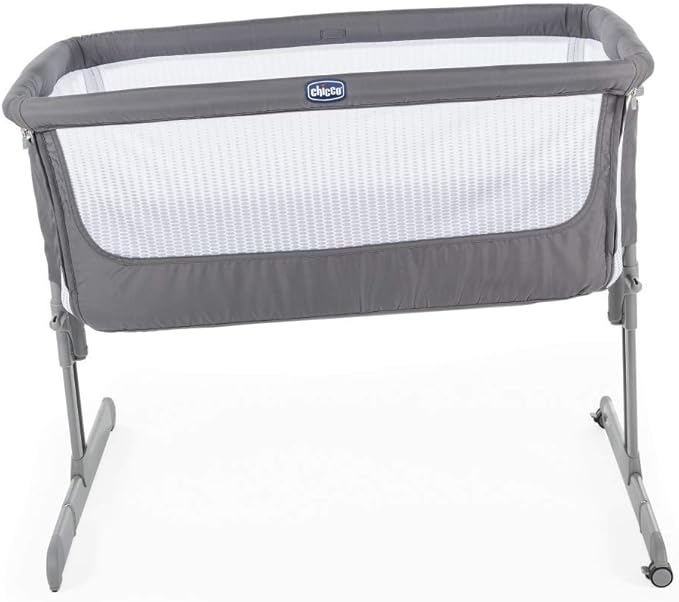 Chicco Next2me me Air Bedside Crib Dark Grey