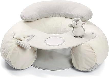 Mamas & Papas Wish Upon A Cloud Sit and Play Baby Floor Seat - Cream & Grey