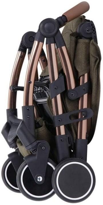 Ickle Bubba Globe Prime Baby Stroller - Khaki / Rose Gold