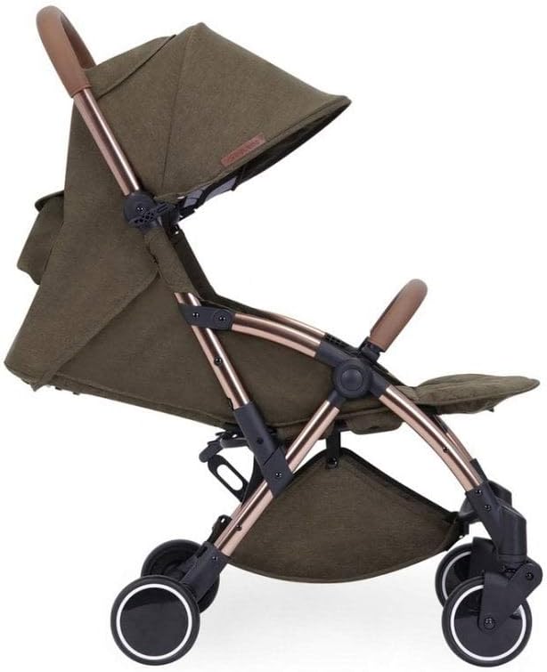 Ickle Bubba Globe Prime Baby Stroller - Khaki / Rose Gold
