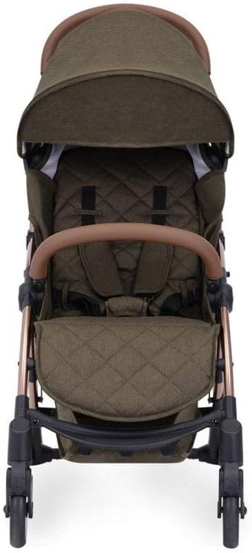 Ickle Bubba Globe Prime Baby Stroller - Khaki / Rose Gold