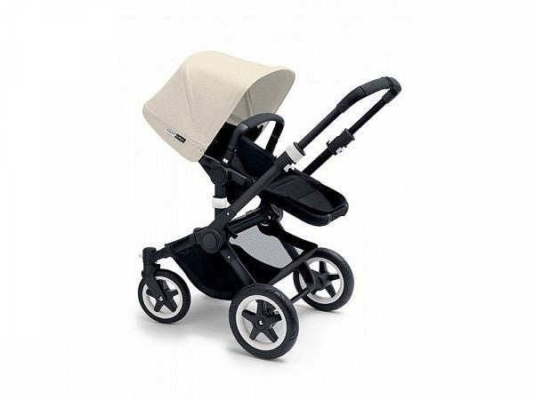 Bugaboo Buffalo Classic+ Pushchair Off White on Black Chassis