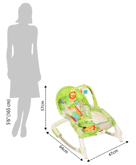Fisher Price New Born To Toddler Portable Rocker - Green