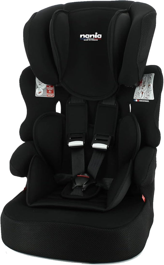 Nania BELINE Child car seat, Group 1/2/3 (9-36kg) - Beline Black