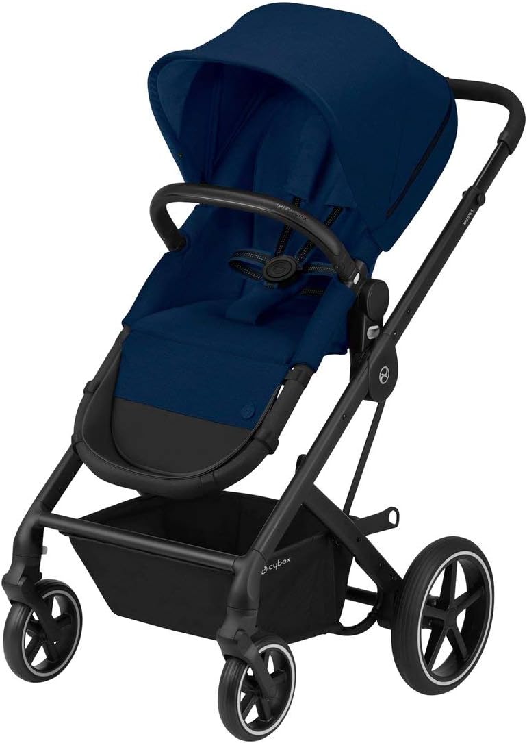 Cybex Gold Balios S 2-in-1 Pushchair - Navy on Black Chassis