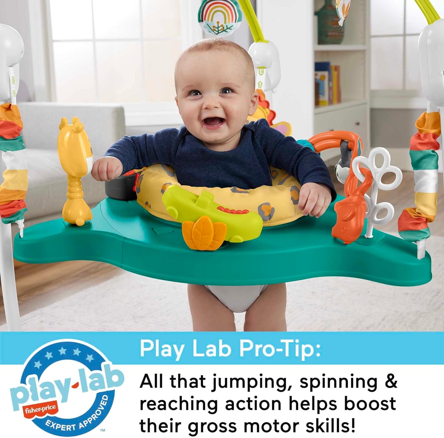Fisher-Price Leaping Leopard Jumperoo Activity Center