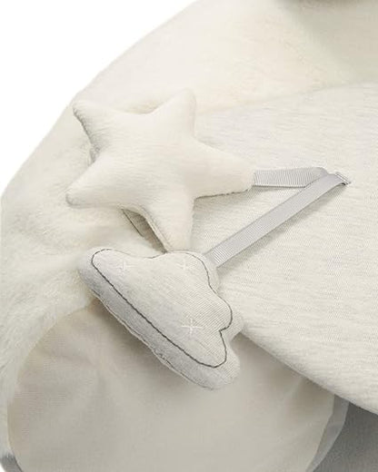 Mamas & Papas Wish Upon A Cloud Sit and Play Baby Floor Seat - Cream & Grey
