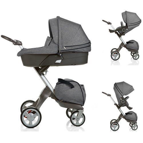 Stokke Xplory V4 3 in 1 Travel System - Black Melange