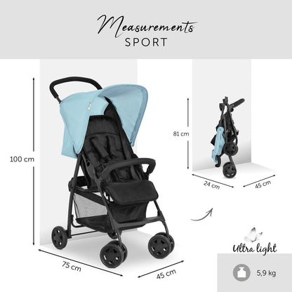 Hauck Sport Pushchair Stroller - Blue
