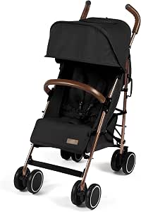 Ickle Bubba Discovery Lightweight Stroller  (Black/Rose Gold)