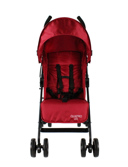 Red Kite Push Me Quatro Lightweight Stroller - Crimson