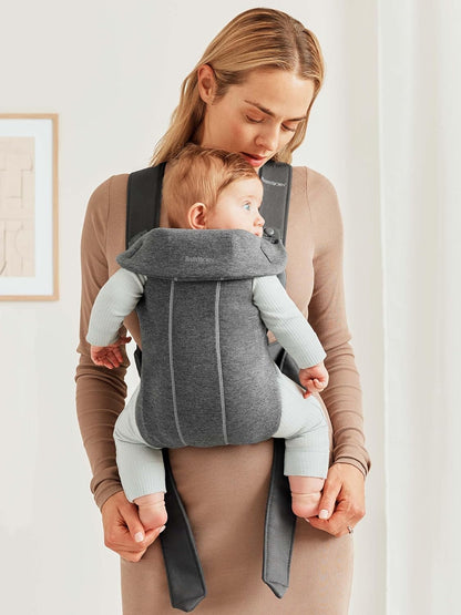 BabyBjörn Baby Carrier Mini 3D Jersey - Dark grey