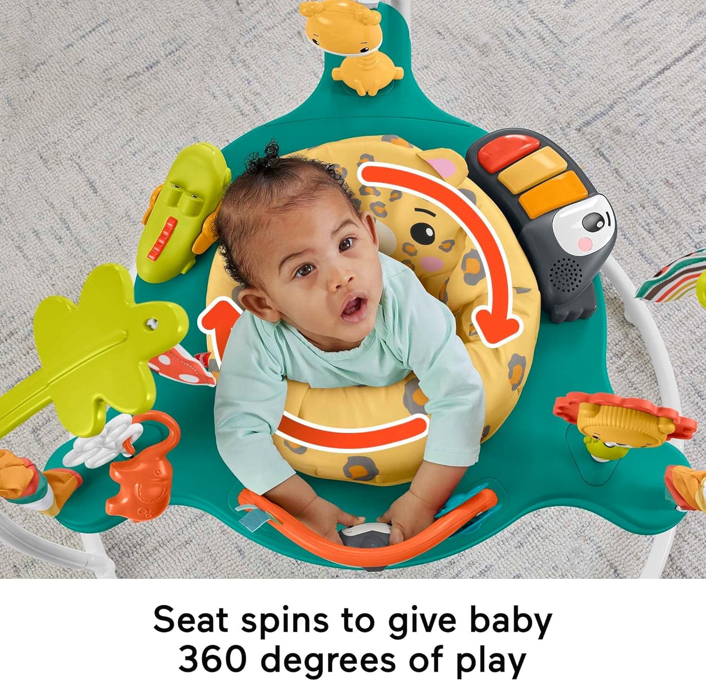 Fisher-Price Leaping Leopard Jumperoo Activity Center